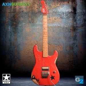  AXN GUITARS [ CUSTOM ORDER THIS ART ] Branded Star Guitar - Picture 1 of 14