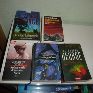 5 Thriller von Elizabeth GEORGE: 2x gebunden + 3x Taschenbuch- TOP - Bild 1 von 1