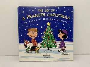 Vtg Hallmark Book -THE JOY OF A PEANUTS CHRISTMAS- Snoopy 50 YEARS Schulz 1st Ed - Foto 1 di 24
