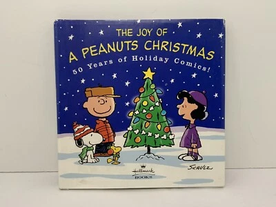 Vtg Hallmark Book -THE JOY OF A PEANUTS CHRISTMAS- Snoopy 50 YEARS Schulz 1st Ed - image 1 of 4