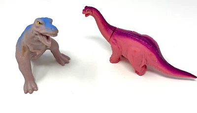 De colección Playskool Definitely Dinosaurs Tyrannosaurus Rex Brontosaurus Usado Foto 1 de 4