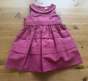 Janie and Jack Girls 6-12M Rose Lined Dress 2014 Vintage EUC - Picture 1 of 6