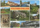 Stratford Upon Avon Multi View Colour Postcard Posted 2Nd Class Stamp
