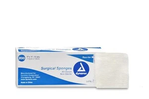 Non-Sterile Gauze Pads 3"X3" Surgical Sponges 100% Cotton- 800 Pads (MS-42220) - Picture 1 of 2