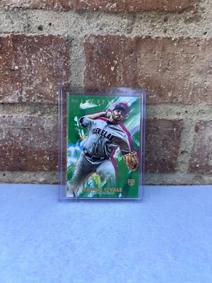 2020 Topps Inception Green #20 Aaron Civale RC - Image 1 of 2