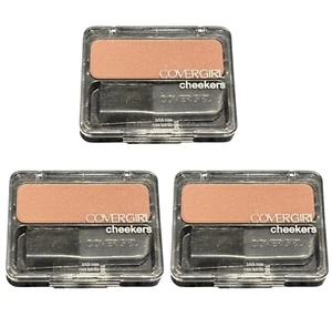 New, Lot of 3 Covergirl Cheekers Blush, 0.12 OZ, 180 Brick Rose - Picture 1 of 1