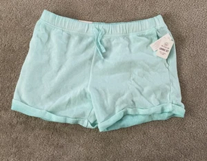 SO Roll Cuff Midi Lounge Shorts for Juniors Girls - Size M - Seafoam Blue - NWT - Picture 1 of 2