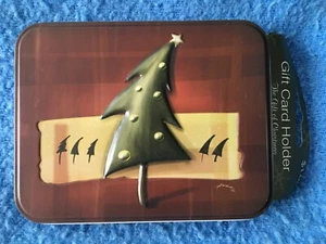 CHRISTMAS GIFT CARD HOLDER Metal Tree Give-A-Gift Seastone 2007 - Picture 1 of 3
