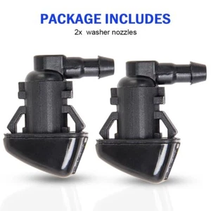 1Pair Windshield Washer Jet Nozzles For 2008-2009-2010 Ford F-250 F350 F450 F550 - Picture 1 of 9