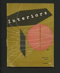1950 Charles Eames Case Study House INTERIORS 10th-Anniversary Frederick Kiesler - Picture 1 of 13