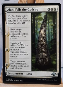Ajani Fells the Godsire - Uncommon/Verzauberung - Modern Horizons 3 - EN/NM - Bild 1 von 2
