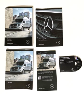2024 MERCEDES BENZ SPRINTER OWNERS MANUAL SET WITH CD AND OEM CASE - Image 1 of 2