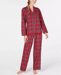 Family Pajamas Matching Women's Brinkley Plaid Family Pajama Set - Picture 1 of 2
