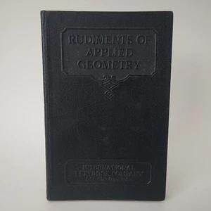 1934 "Rudiments Of Applied Geometry", International Textbook Company HC GD - Picture 1 of 16