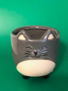 3" Cat Planter Succulent Pot By 47th and Main - Picture 1 of 5