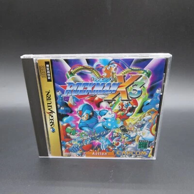 RockMan X3 Sega Saturn with Manual SS Japanese Version NTSC-J - Image 1 of 4