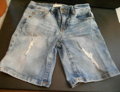 Pantalones Cortos Jolt Jeans Para Mujer Talla 3 Azul Denim Envejecido Más Largos Y2K Hippy Festival Foto 1 de 3