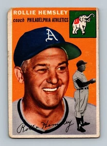 1954 Topps #143 Rollie Hemsley LOW GRADE Baseball Card - Picture 1 of 2
