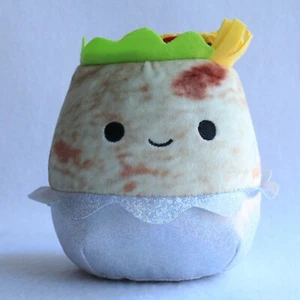 Squishmallow BERNARDO the BURRITO 5" plush soft squishy from food 8 pack NWOT - Picture 1 of 8