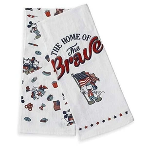 Disney Mickey and Minnie Mouse Americana Kitchen Towel Set - Foto 1 di 1