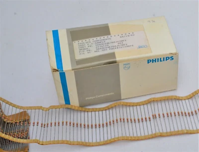 Resistencias de película de carbono PHILIPS EE. UU. 4,7 K 1/4 vatios 5 % 4,7 k ohmios 1/4 con 100 piezas Foto 1 de 3