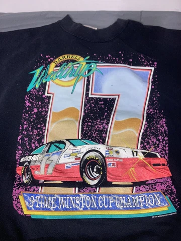 Vintage Darrell Waltrip Nascar Winston Cup Crewneck Sweater 2XL XXL 1994 Cover