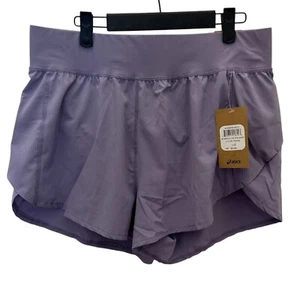 NWT 50% off Asics Women's Lavender L Running Shorts with Pockets - Picture 1 of 3