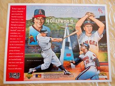 1994 UPPER DECK HEROES of BASEBALL SHEET - HOLLYWOOD SOFTBALL GAME