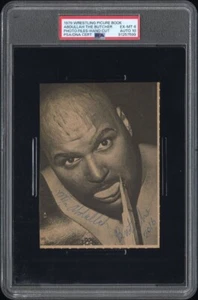 ABDULLAH THE BUTCHER 1979 WRESTLING PICTURE BOOK SIGNED RC PSA 6 AUTO 10 POP 1 - Picture 1 of 4