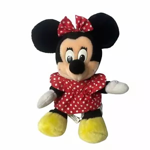 Disneyland Minnie Mouse Disney World Plush Stuffed Animal Red Polka Dot - Picture 1 of 9