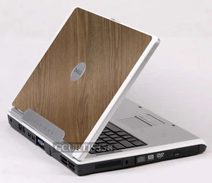 WOOD Vinyl Lid Skin Cover Decal fits Dell Inspiron 1501 E1505 6400 Laptop - Picture 1 of 1