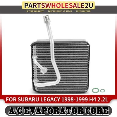 1x Núcleo evaporador de aire acondicionado de aluminio para Subaru Legacy 1998-1999 H4 placa y aleta de 2,2 L Foto 1 de 4