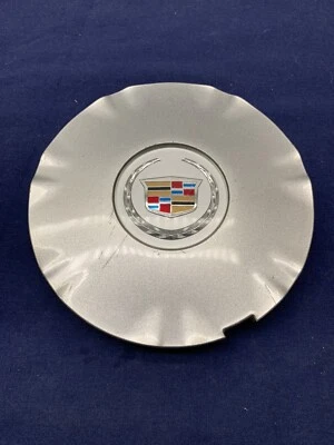 2010-2016  Cadillac SRX OEM Silver 18" 7 DOUBLE Aluminum Wheel Center Cap - Image 1 of 4