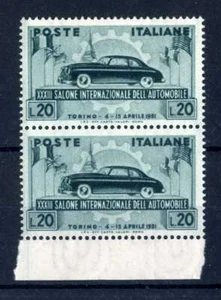 ITALIA REP. - 1951 - 33° Salone dell'Automobile di Torino - 20 L. Automobile (O) - Picture 1 of 1