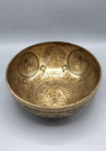 Seven Chakra Healing Tibetan Singing Bowl, FREE ABC Singing Bowl Book - Picture 1 of 7