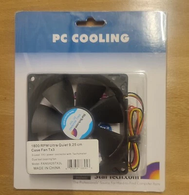 1800 RPM Ultra Quiet 9.25cm Case Fan Tx3 FAN9X25TX3L Brand New  - Image 1 of 3