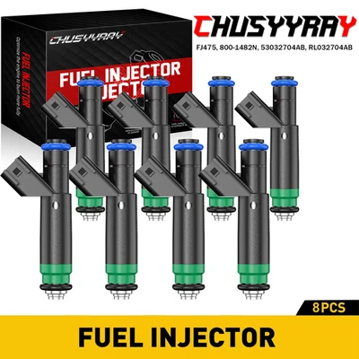 8 piezas inyectores de combustible para Mitsubishi Raider Chrysler Aspen Dodge Dakota 4,7 L Foto 1 de 4