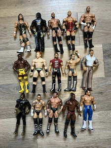Wwe Mattel Basic Wrestling Figures Lot Of 15 Action Figures RKO HHH - Picture 1 of 5