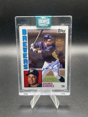 2024 Topps Archives Signatures Aramis Ramírez Auto SSP #'d 09/11 MAG sellado Foto 1 de 2