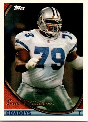 1994 Topps Erik Williams Dallas Cowboys #230 - Image 1 of 2