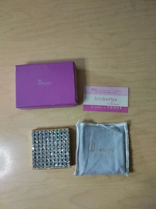 Vintage Wiesner Trinkettes - Rhinestone Make-up Case - New - Picture 1 of 17