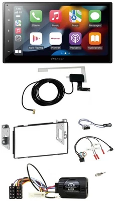 Pioneer Lenkrad USB Bluetooth DAB 2DIN Autoradio für Nissan Qashqai J10 07-13 - Bild 1 von 4