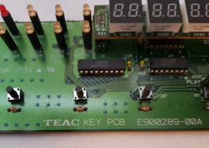 Tascam DA-38 Parts Front Display Key PCB E900289-00A - Picture 1 of 4