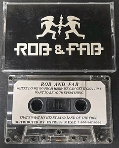 Rob & Fab Promotional Cassette Tape (Taj Records, 1992) Milli Vanilli - Picture 1 of 3
