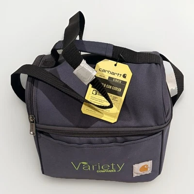 Enfriador de almuerzo de dos compartimentos Carhartt de 6 latas, duradero, totalmente aislado, nuevo con etiquetas Foto 1 de 4