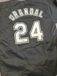 Yasmani Grandal Signed Autograph Custom Jersey BAS Certified Chicago White Sox - Picture 1 of 4