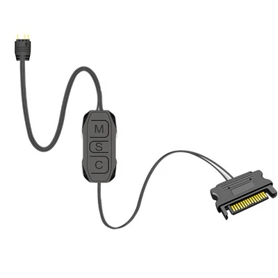 AR-1 RGB Controller Cable 5V 3 Pin to SATA AURA ARGB Mini Control Controller - Image 1 of 4