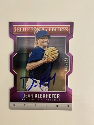 Dean Kiekhefer SIGNED 2014 Panini Elite Extra Edition Purple Status /150 IP AUTO - Image 1 of 2