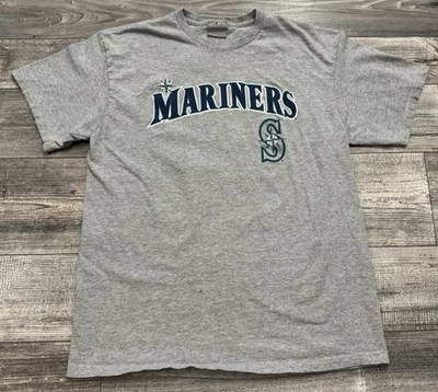 Majestic Seattle Mariners Robinson Cano #22 Shirt Mens Size Large Gray MLB Sport - Image 1 of 4