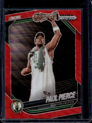 Prizm Black Paul Pierce Legends Ruby Wave Prizm #258 Celtics 2024-25 Foto 1 de 2